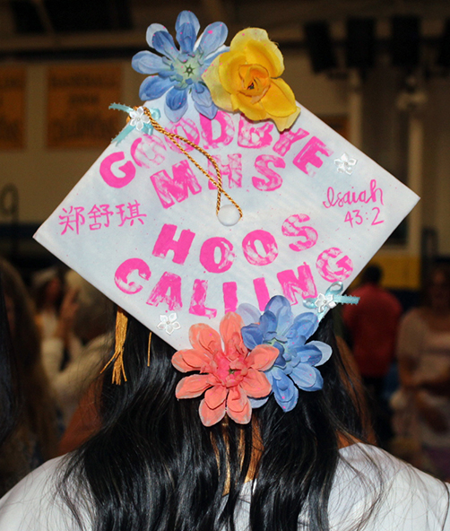 Suki Zheng's hat