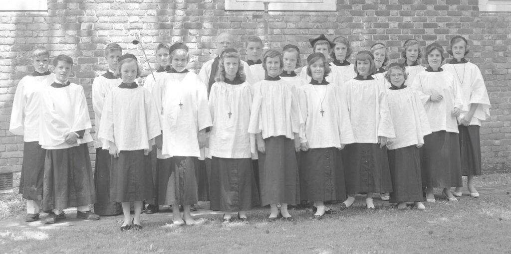 church ware junior choir 1959