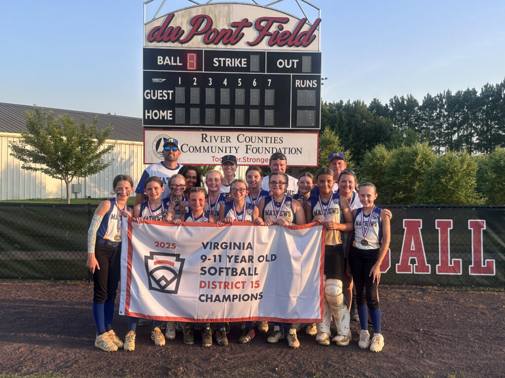 sports mathews ll softball champs