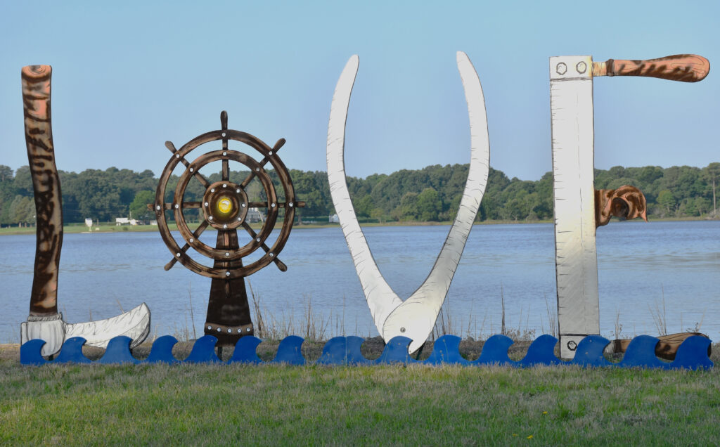 mathews Williams Wharf love sign