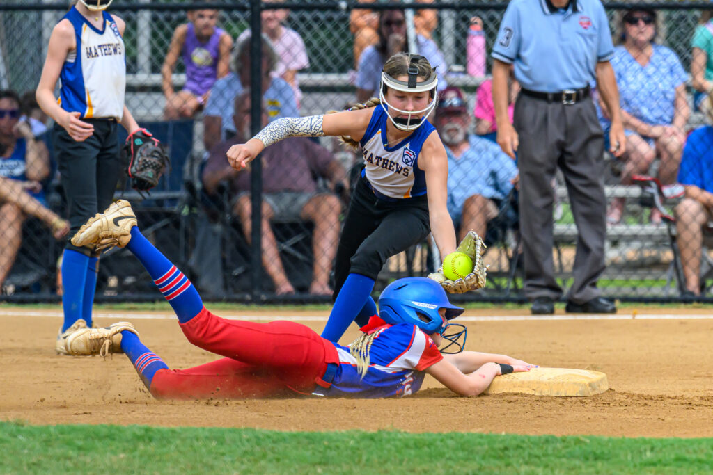 MATHEWS LITTLE LEAGUE - GIRLS SOFTBALL STATE CHAMPIONSHIP AGAINST MC LEAN
