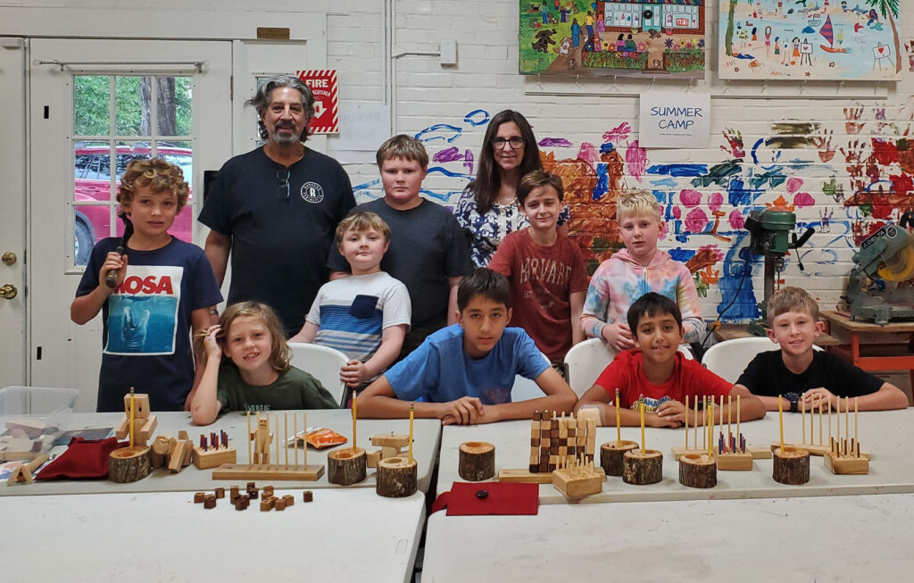 arts bay school summer camp woodworking