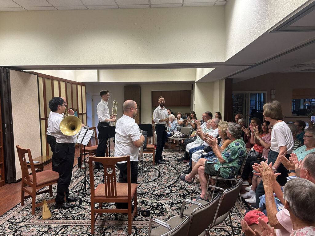 mathews library brass quintet
