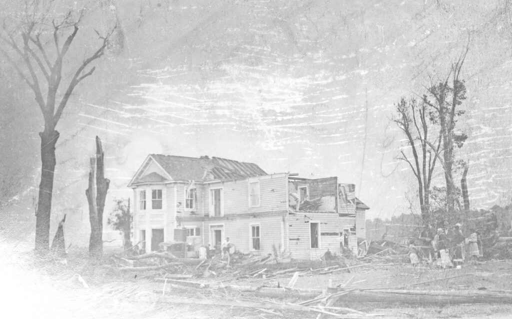 glimpses woods cross roads tornado 1935