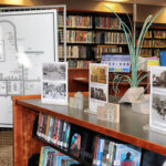 mathews library village display