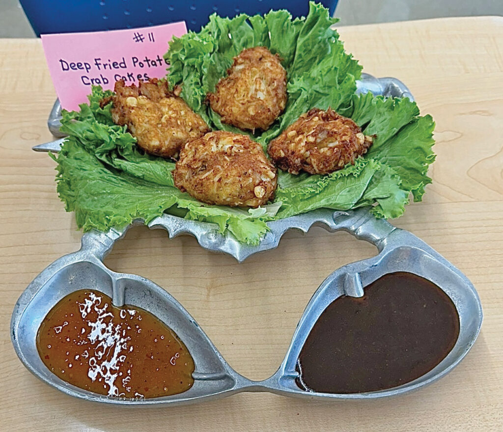 food crab deep fried potato crabakce