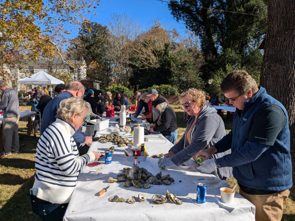 neighbors oyster roast