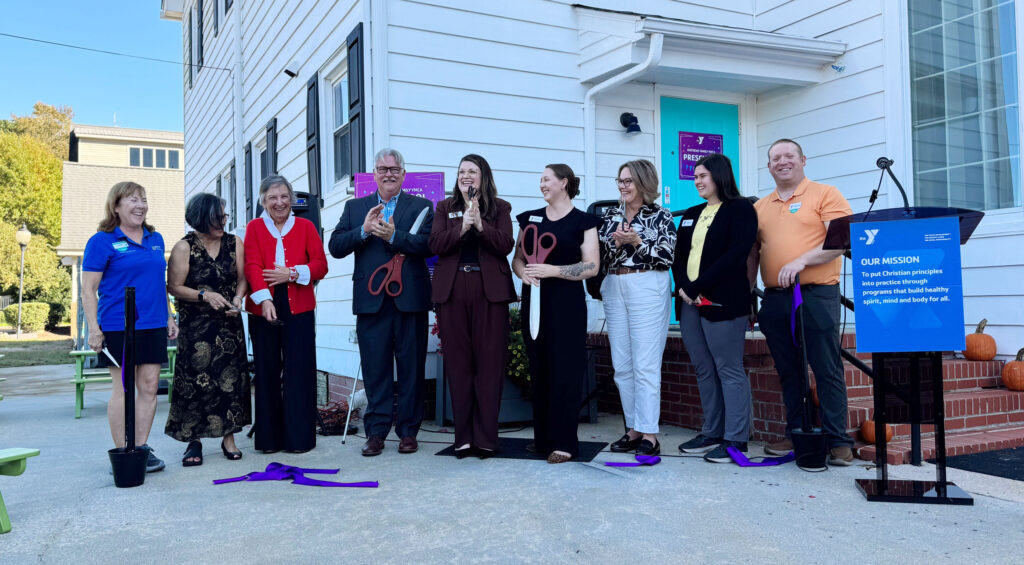 schools ymca preschool ribbon cutting