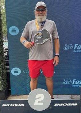 Silver medalist Douglas Thomas.