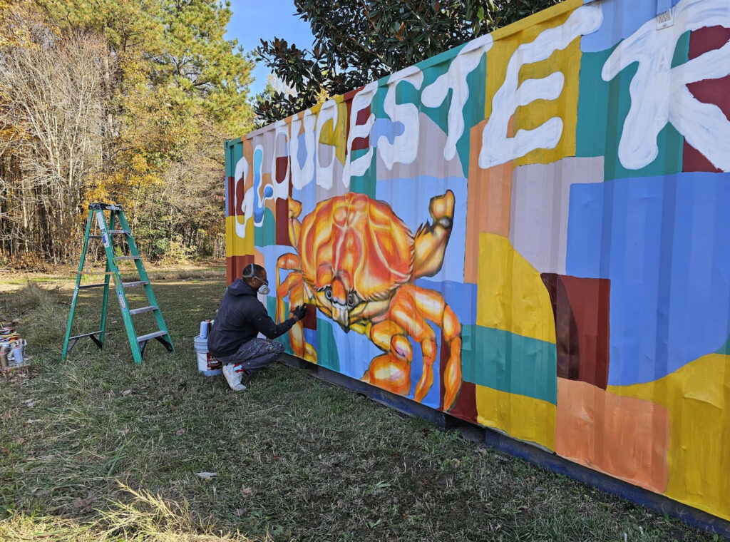 arts on main mural workshop