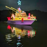 holiday community lighted boat parade