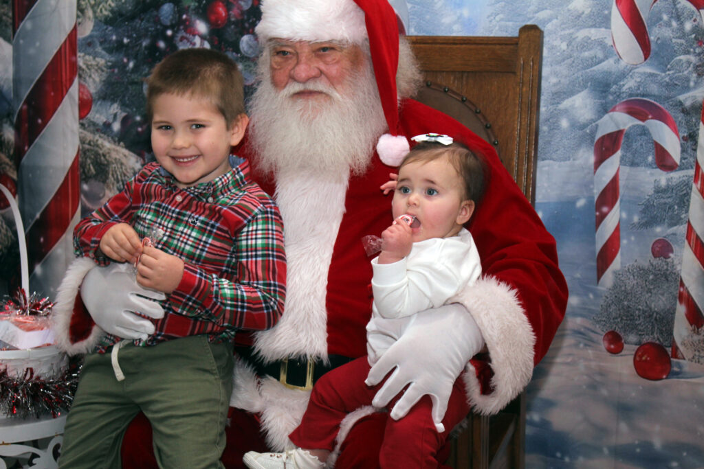 Brady, 4, and Jade, 9 mos, Hudgins