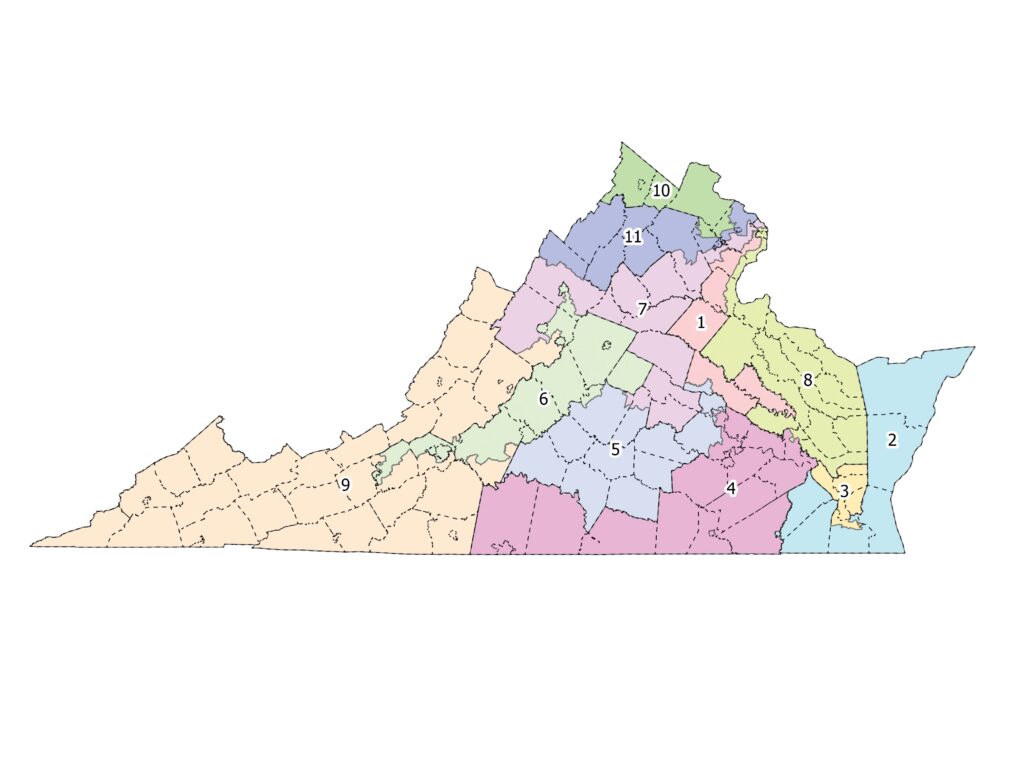 Proposed VA Congressional Map 2026