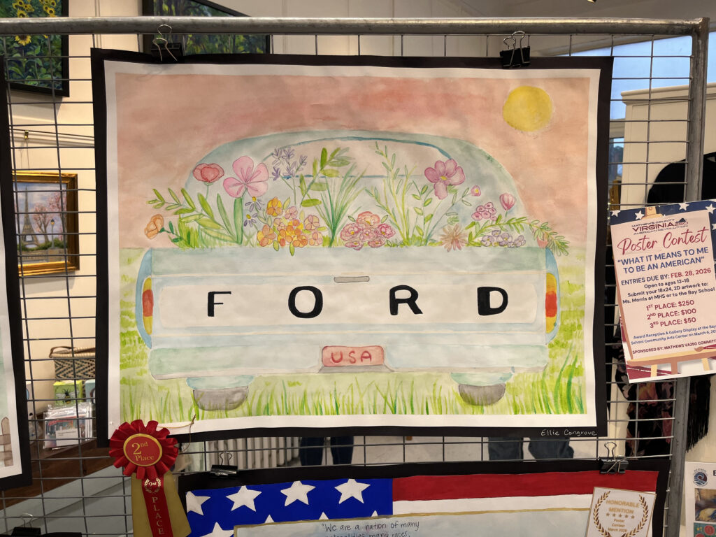 arts bay school va250 poster winners Ellie Congrove