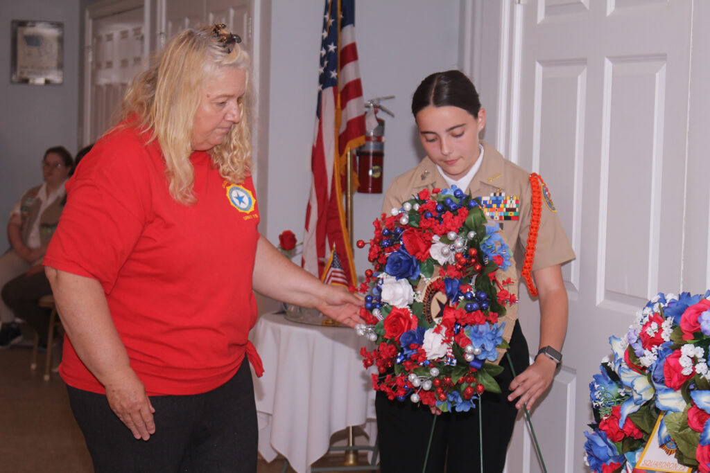 Claudia Clifton and NRJOTC cadet Kloe Rothenberger