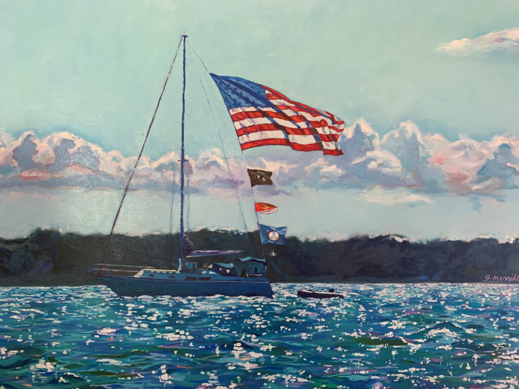 arts bay school americana exhibit