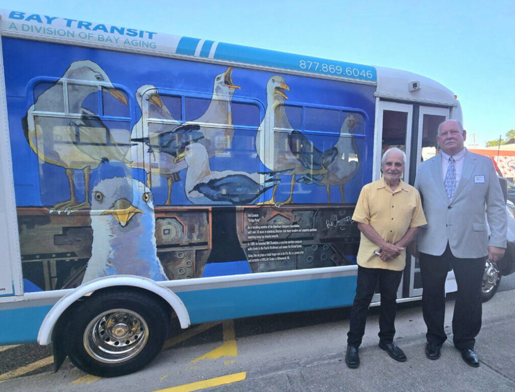 arts bay transit winning painting