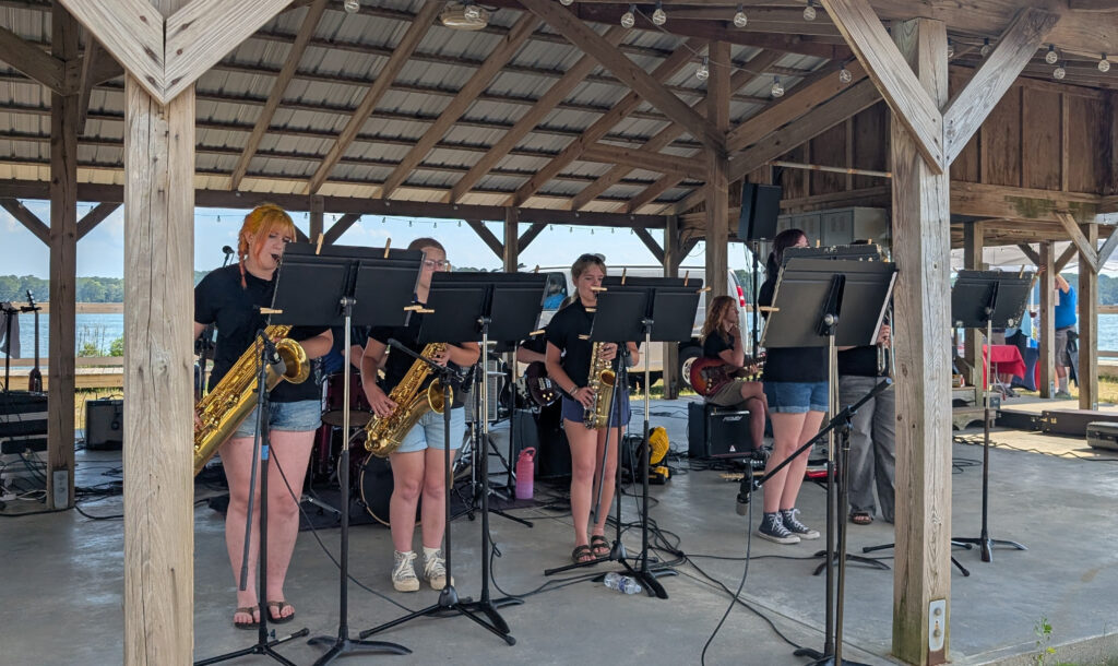 mathews rotary party with a purpose