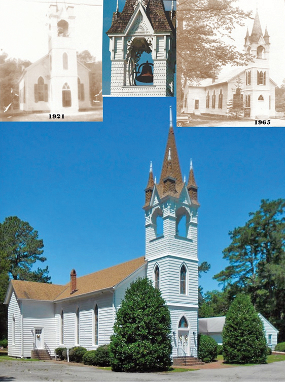 250 first baptist mathews through the years for its 150s