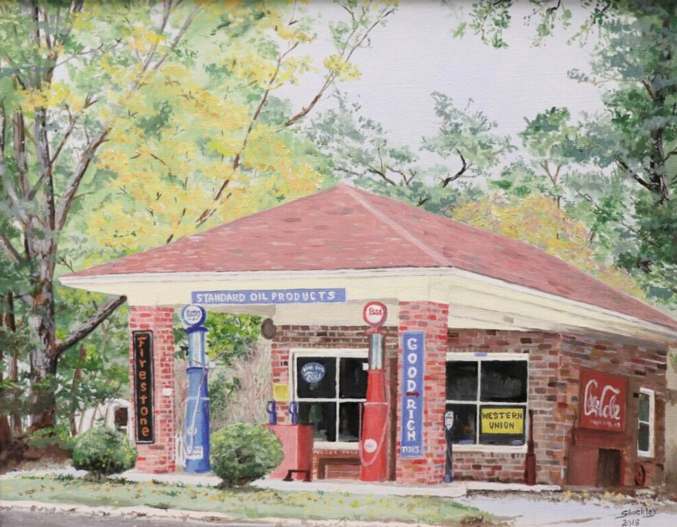 arts archival exhibit at library