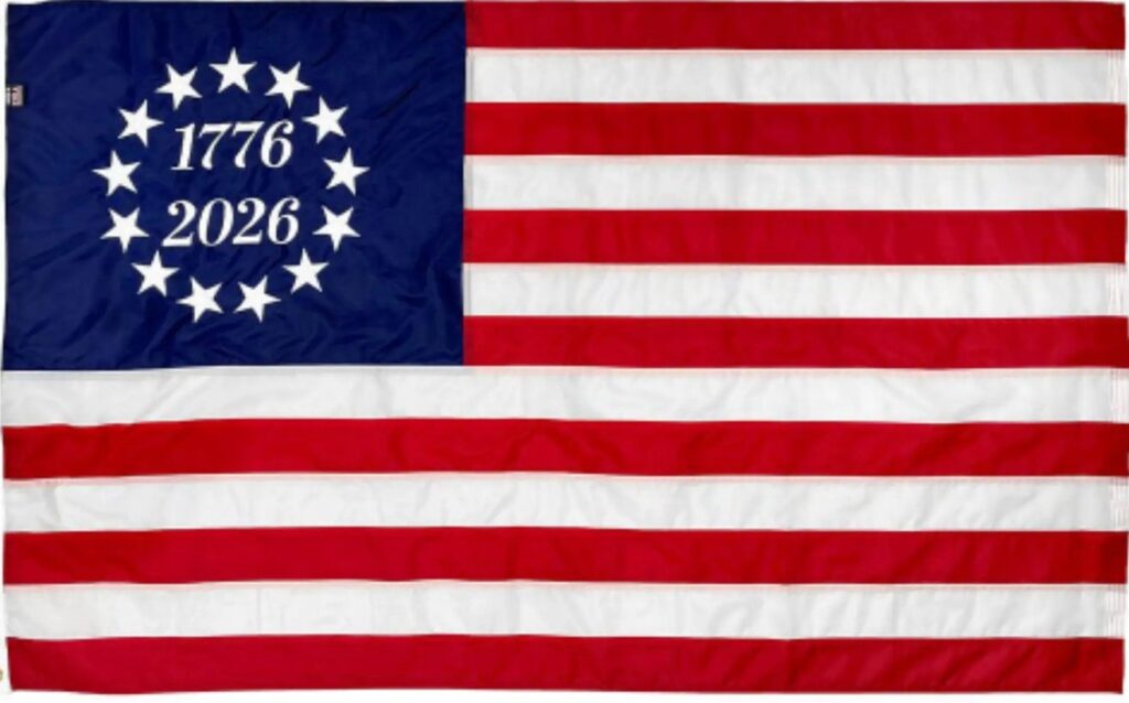 mathews va250 raffle flag