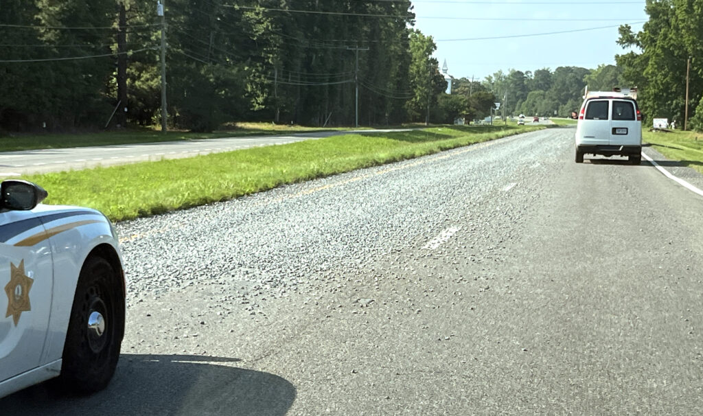 point gravel on 17