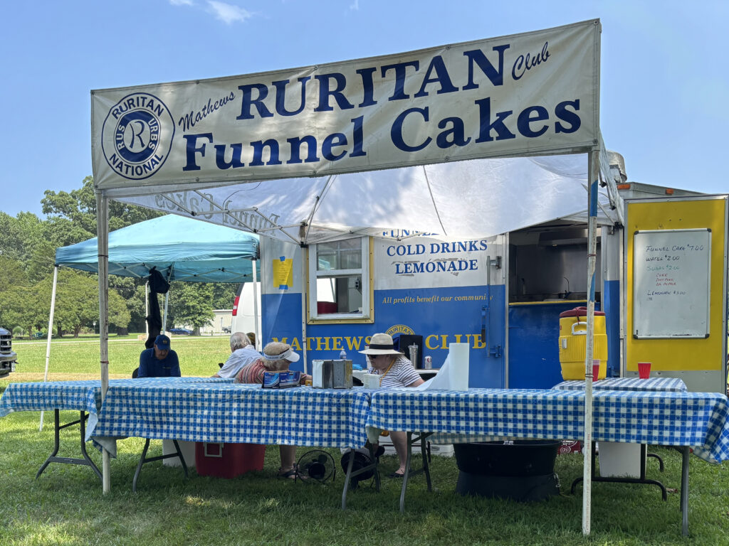 mathews ruritans disbanding funnel cake