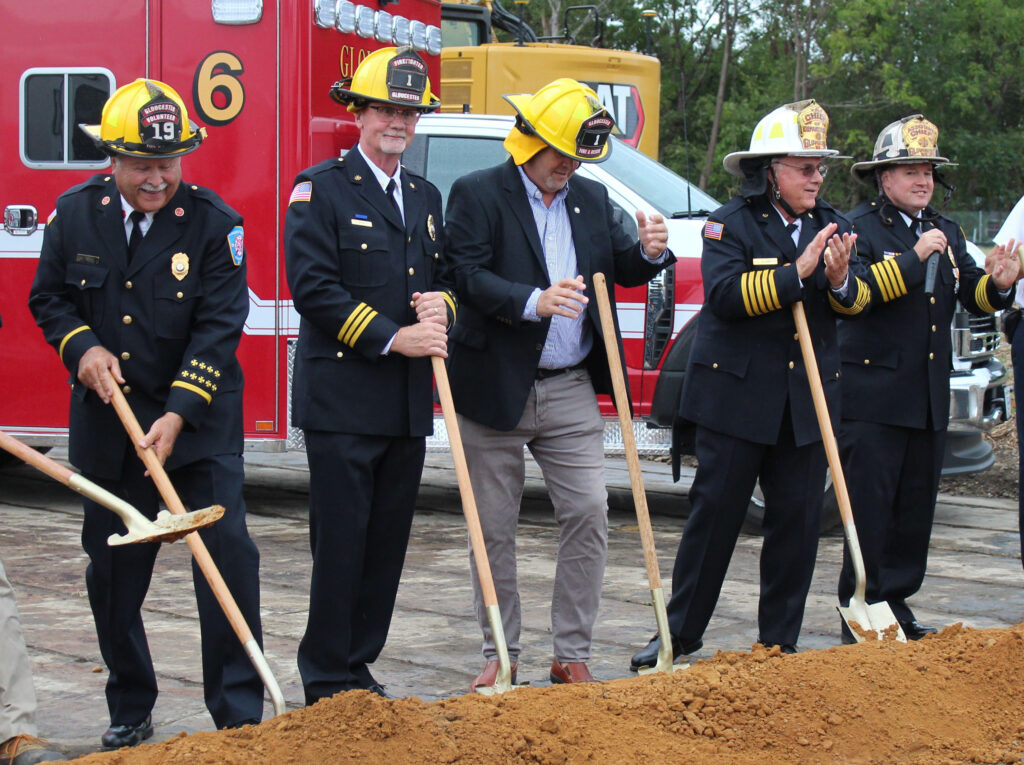 Gloucester; GVFR Groundbreaking photo