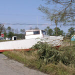 rgb guinea isabel boat on dry land