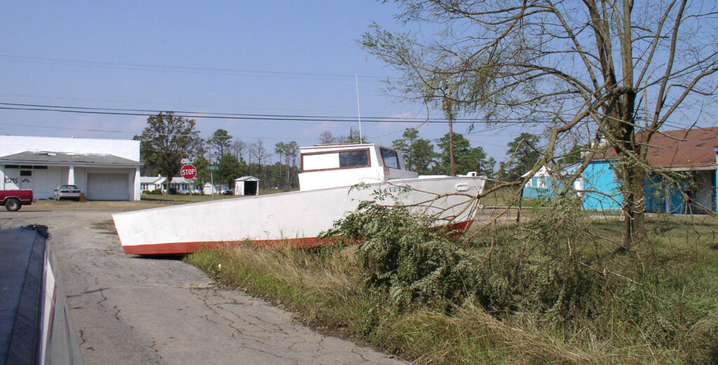 rgb guinea isabel boat on dry land